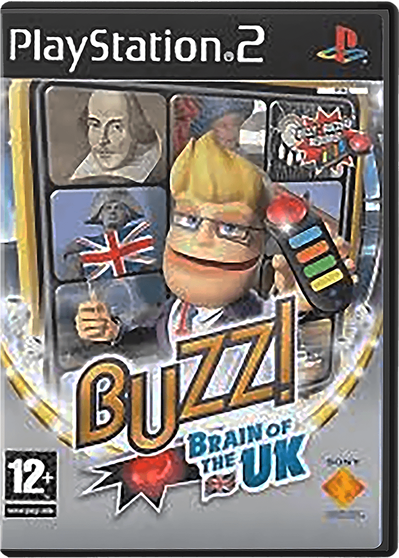 Buzz: Brain of the UK box art for Playstation 2